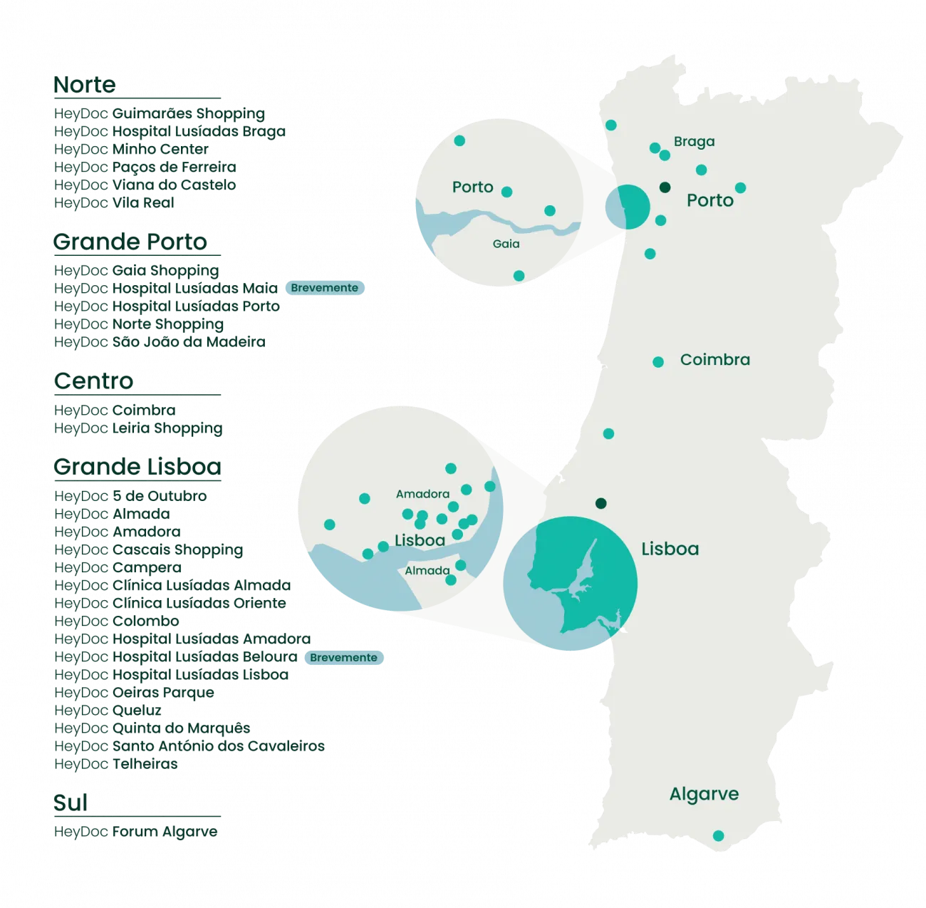 Mapa Clínicas HeyDoc
