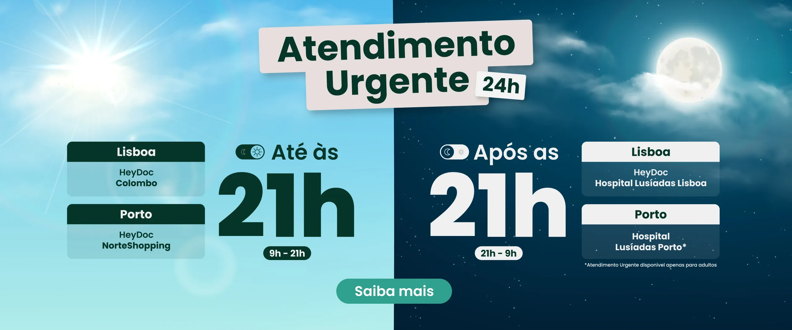 Atendimento urgente 24h